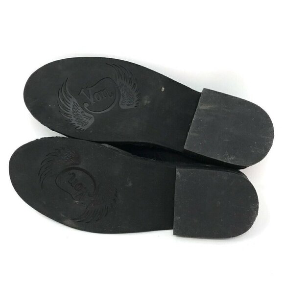 Von Dutch Kickstart Booties Black Block Heel 8 - Picture 6 of 9